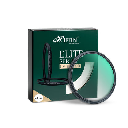 Elite Series UV Filter (40.5mm–95mm) | HD 18-Layer Nano Coating | Waterproof, Scratch Resistant, Slim