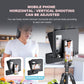 LENSGO TC7S Portable Teleprompter for Phone, Mini with Remote, iPhone & Android