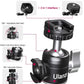 ULANZI Mini Tripod 360° Ball Head Cold Shoe Extendable Vlog Camera Stand ( U60 + MT14)