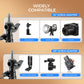 6.10ft Round Base Light Stand and Monopod, Adjustable Floor Stand, 82 Inch Height