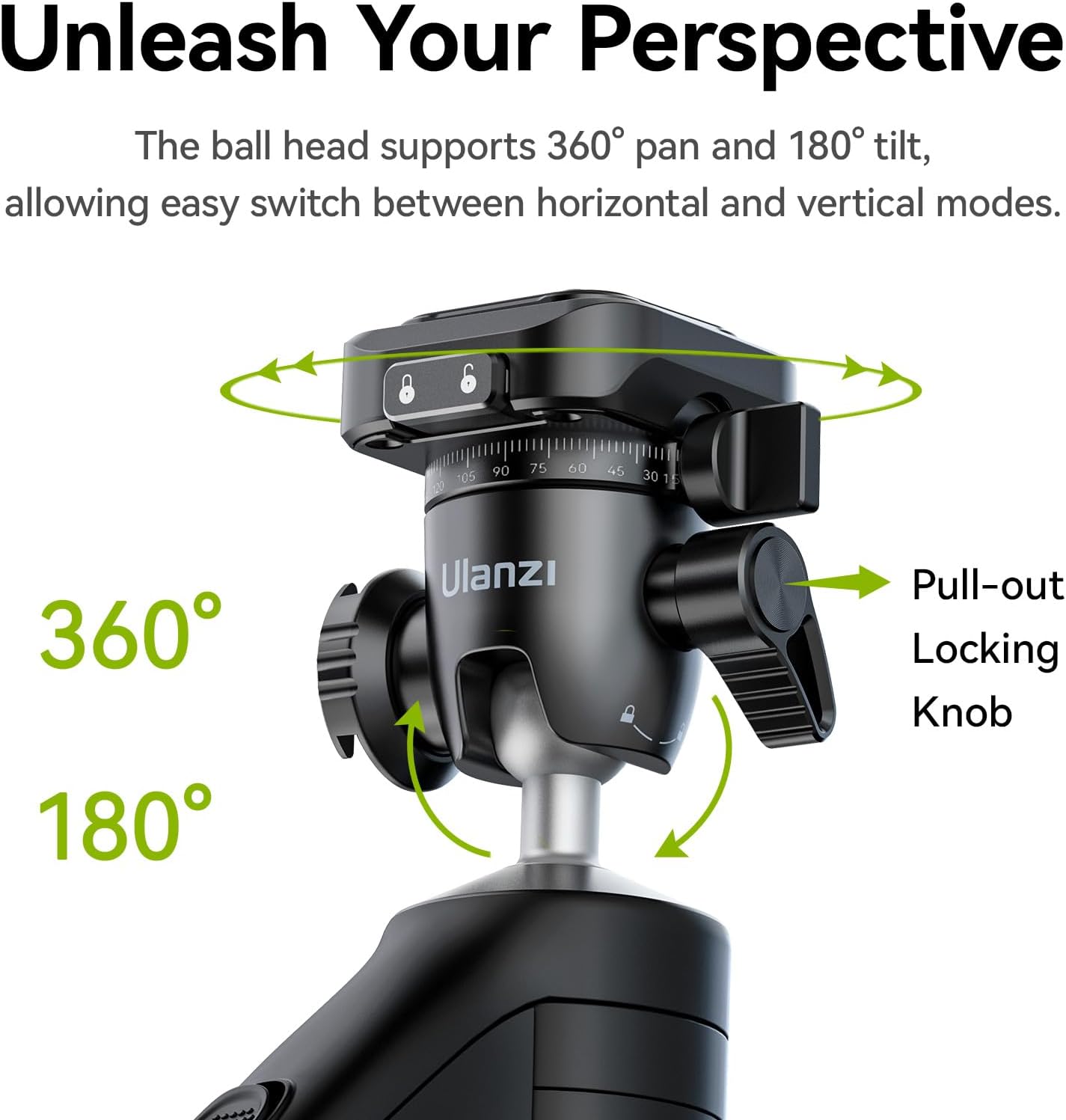 ULANZI TT38 Mini Tripod w/ Uka F38 QR for DJI/Insta360/Sony, Tabletop Stand