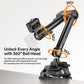 HD02 10" Magic Arm Super Clamp, Camera Mount, 1/4" 3/8"Pins NATO Rail