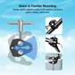 HIFFIN 11inch Adjustable Articulating Friction Magic Arm & Large Super Clamp for Camera Rig, LCD Monitor, LED Flash Lights (11 inch Magic arm+clamp set of 1)