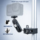 HF-15 Super Clamp Mount, 360° Adjustable, CNC Alloy, 1/4" & 3/8" Thread