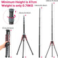ULANZI MT-49 Carbon Fiber Light Stand, 194cm Tripod for Flash/Camera/Phone
