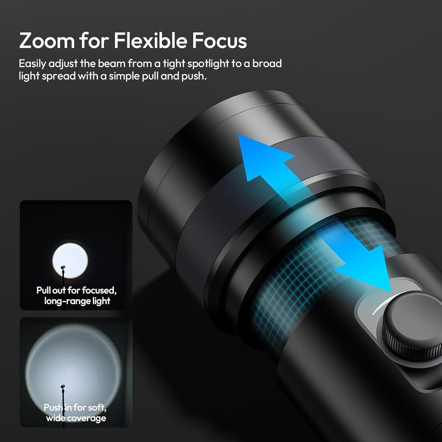 ULANZI LM01 RGB 7500mAh Portable LED Light w/ 20 Filters & Zoom Spotlight