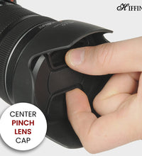 HIFFIN® 55MM Snap-On Front Lens Cap/Cover for Canon, Nikon, Sony, Pentax All DSLR Lenses