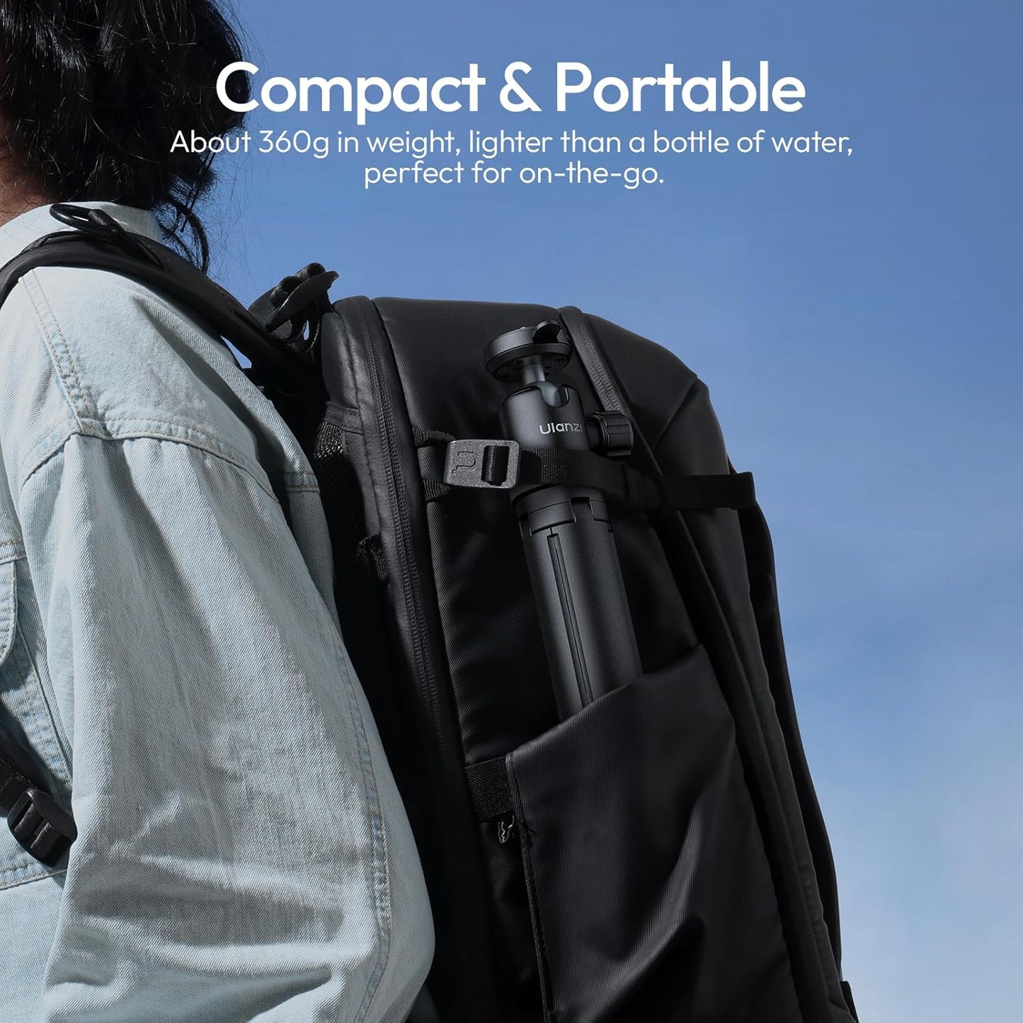 Ulanzi TT24 Tripod, CKA Quick for DJI Pocket 3/Osmo Action/GoPro/Insta360