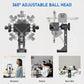 Ulanzi MA53 Phone Tripod Adapter, Arca/UKA, 2 Cold Shoe, 360° Metal Mount