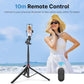 ULANZI MT-78 72.83" Extendable Phone Tripod, Metal Selfie Stick Stand with 360° Head
