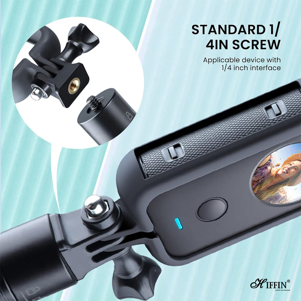 Hiffin Insta 360 ONE X3 Action Camera Plastic Case Protective Frame with 1/4 Thread for Enhanced Camera Mounting and Compatibility