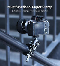 Hiffin UURig R060 Super Clamp for Monitor/LED Lights/Flash/Microphone, Versatile C Clamp Strong Camera Clamp Endless Using Scenes with Photographic Professional Accessories