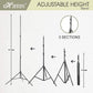HIFFIN E27 Studio Double Holder KIT Umbrella White + Studio Light Stand 9 FT+ Umbrella and Double Holder KIT Set of 2 (2 x Double Holder | 2 x Light Stand 9 feet | 2 x Umbrella | 1 x Bag)
