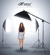 HIFFIN SL50 3 Point LED Photo & Video, Photography Softbox Lighting Kit for YouTube Videography, Portrait Shooting Studio Lights,