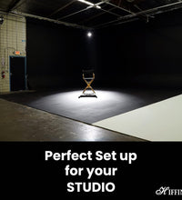 HIFFIN Professional 8x12Ft Black Screen Backdrop for Photography Background, Large Black Screen for Photoshoot