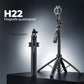 H22 Selfie Stick Tripod, 71in Quadrapod, Remote, 360° Rotation, Detachable Mount