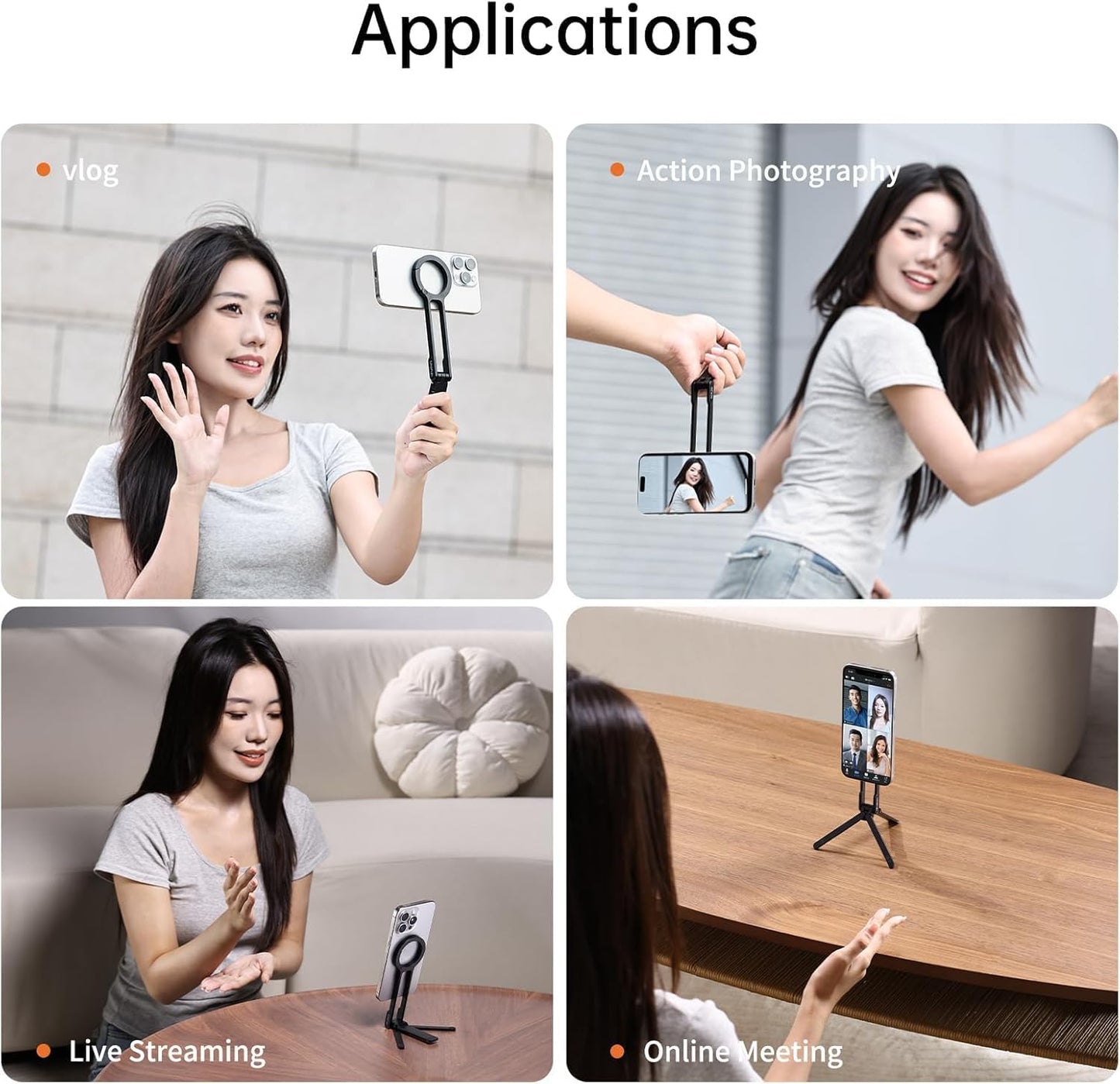 Ulanzi MA30 Carabiner-Mounted Phone Tripod