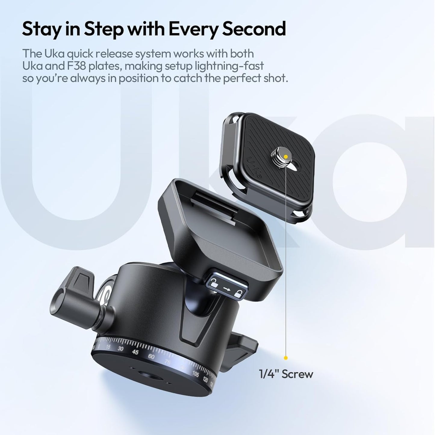 Ulanzi OMBRA II Travel Camera Tripod (T156) – Lightweight Portable Black Tripod
