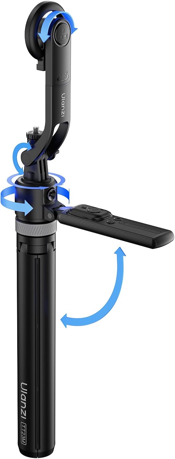 ULANZI TT23M Magnetic AI Auto Tracking Tripod, 360° Face Tracking Selfie Stick