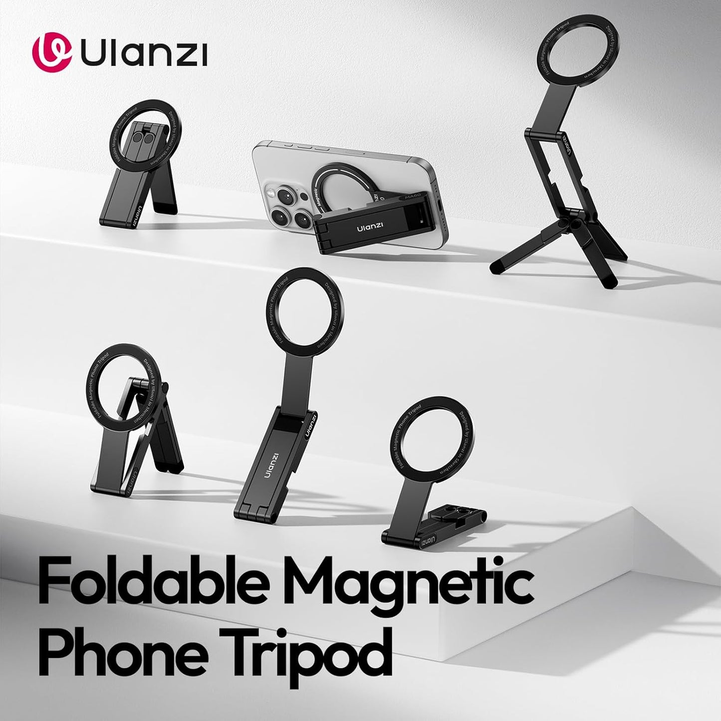 ULANZI MA60 Magnetic Tripod Stand Aluminium iPhone 17/16/15/14/13/12