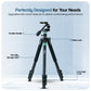 Professional Portable Tripod Monopod with 3 Way Pan Head