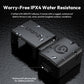 ULANZI LM001 Magnetic Mini Light for DJI Osmo Pocket 3, 2W USB-C, 500mAh, 5800K, CRI≥95, IPX4, 3-Level Brightness