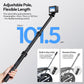 ULANZI VL03 40in Invisible Selfie Stick Motorcycle Bike Mount Kit