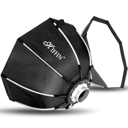 90cm Bowens Mount Octagon Softbox, Quick Release, Portable Light Diffuser for Flash & LED Lights