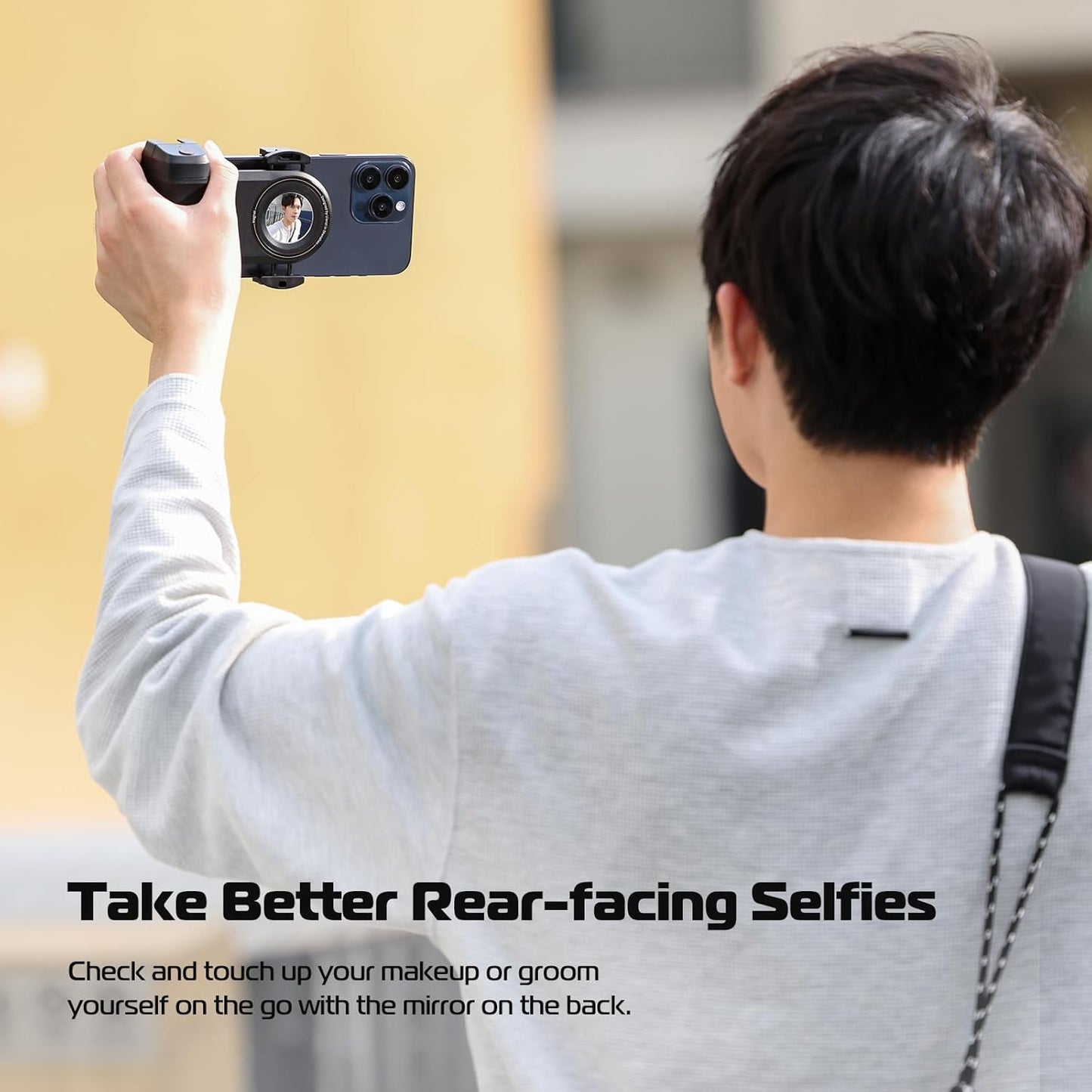 MA35 Selfie Phone Tripod Mount, 2-in-1 Magnetic Clip with Remote Shutter