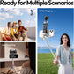 ULANZI MT44M Auto Open Magnetic Phone Tripod, 59" Selfie Stick with Remote White/Black