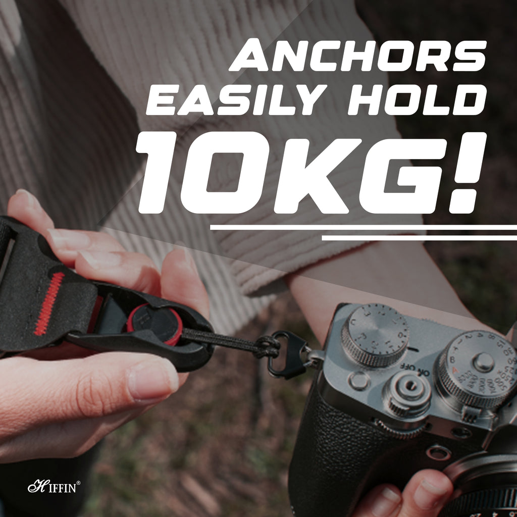 HIFFIN Slide Camera Neck Strap Comfortable Camera Sling Strap for DSLR SLR Camera