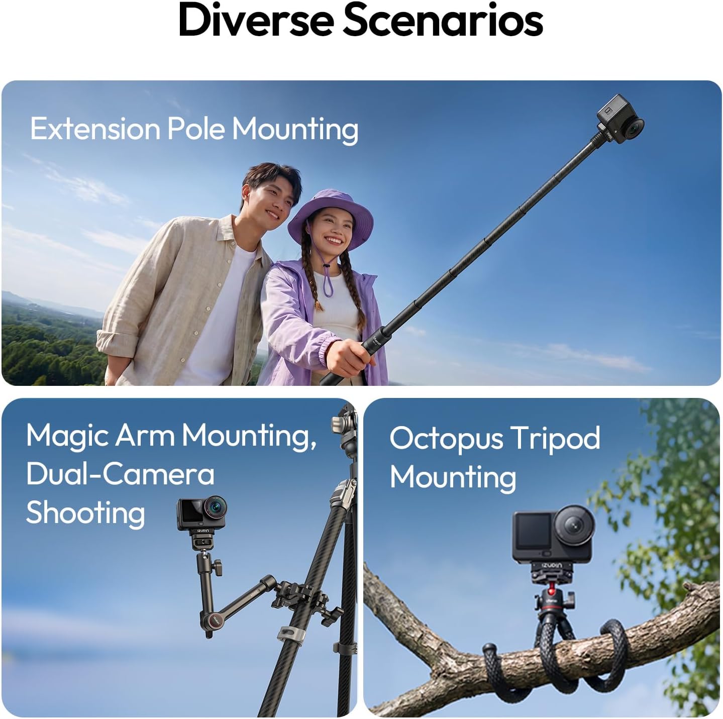 ULANZI OA26 Magnetic Quick Release Adapter | DJI Osmo Action 6 Compatible
