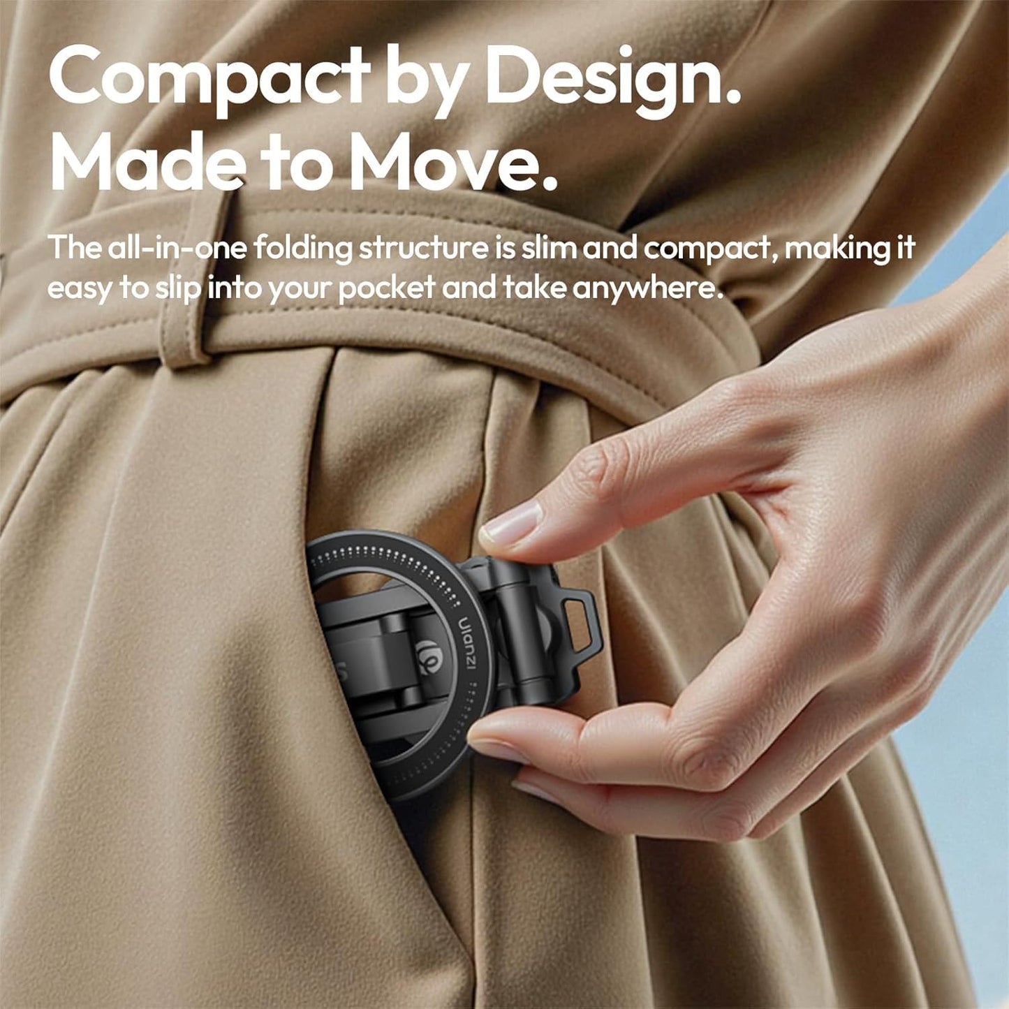 ULANZI SK29 Magnetic MagSafe Mini Tripod, 1/4” Arca Uka, iPhone 12–17