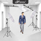 HIFFIN White Screen Backdrop 6x10 ft with 9 ft Stand - 6x9 ft Photography Backdrop with 2 Pcs Spring Clamps, 1PCs Carry Bag (T Shape Kit C2 C1 W & Single Holder Kit M3)