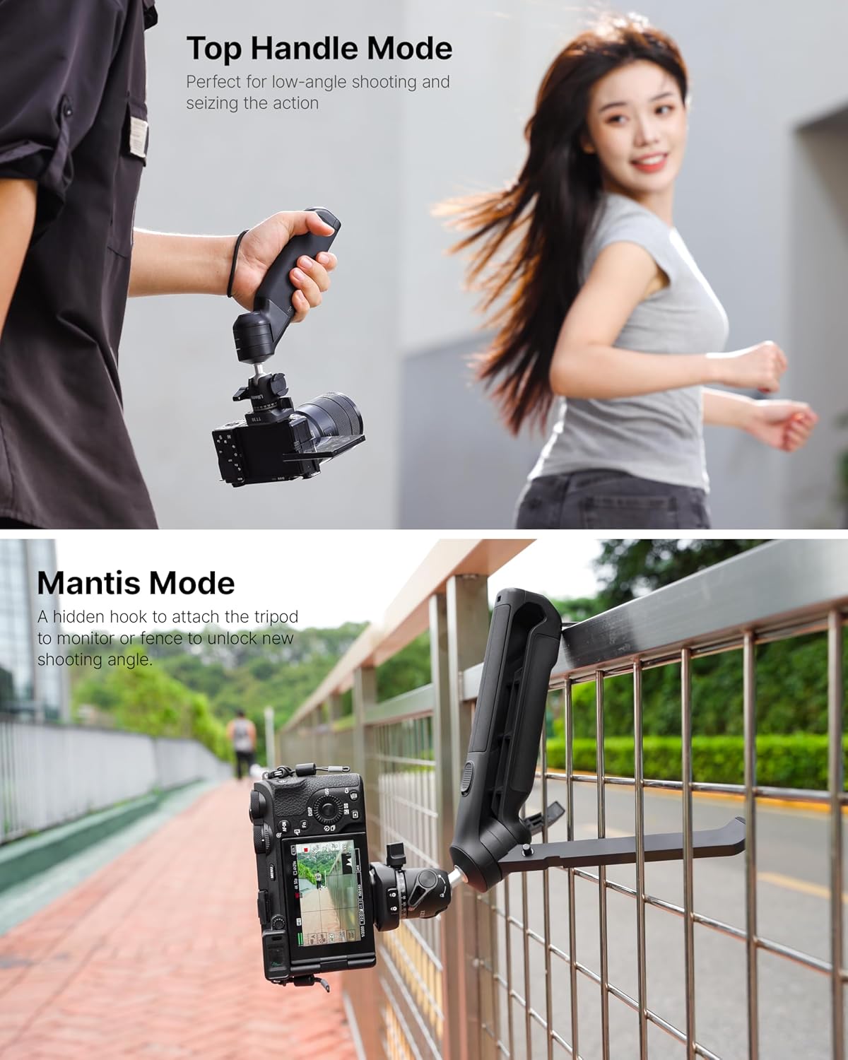 ULANZI TT38 Mini Tripod w/ Uka F38 QR for DJI/Insta360/Sony, Tabletop Stand