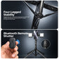 H22 Selfie Stick Tripod, 71in Quadrapod, Remote, 360° Rotation, Detachable Mount