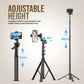 H25 Selfie Stick Tripod, Adjustable Aluminium Alloy, Wireless Remote, Phone Holder