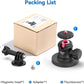 ULANZI C029 Magnetic Camera Mount, 360° Ball Head for DJI Osmo Action & Insta360