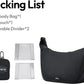 ULANZI HMN1 Camera Shoulder Sling Bag, DSLR Travel Storage, Black