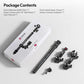 ULANZI VL03 40in Invisible Selfie Stick Motorcycle Bike Mount Kit