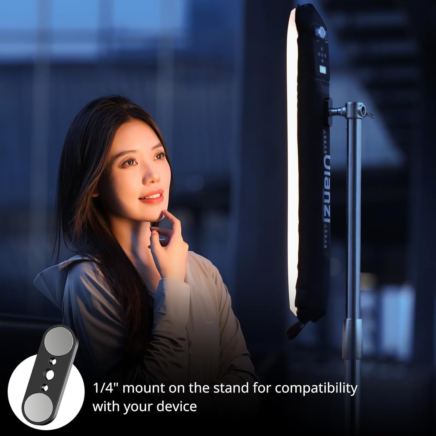 Ulanzi UA12 Bi-Color Inflatable LED Tube Light 2700-6500K 12W 2500mAh