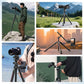 ULANZI JJ06 GlideGo Carbon Fiber Video Tripod, Dual 360° Pan Head, 73.6 inch Max Height, 11 lb Load
