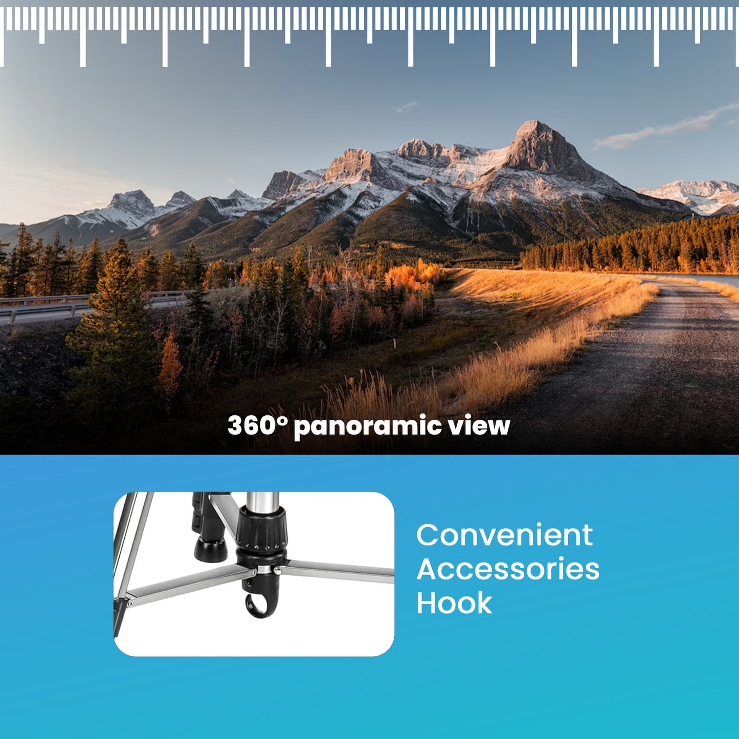 HTR-1200 Tripod for DSLR Camera & Smart Phone Tripod Stand