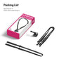ULANZI ZJ09 Flexible POV Neck Mount, Magnetic Action Camera Holder
