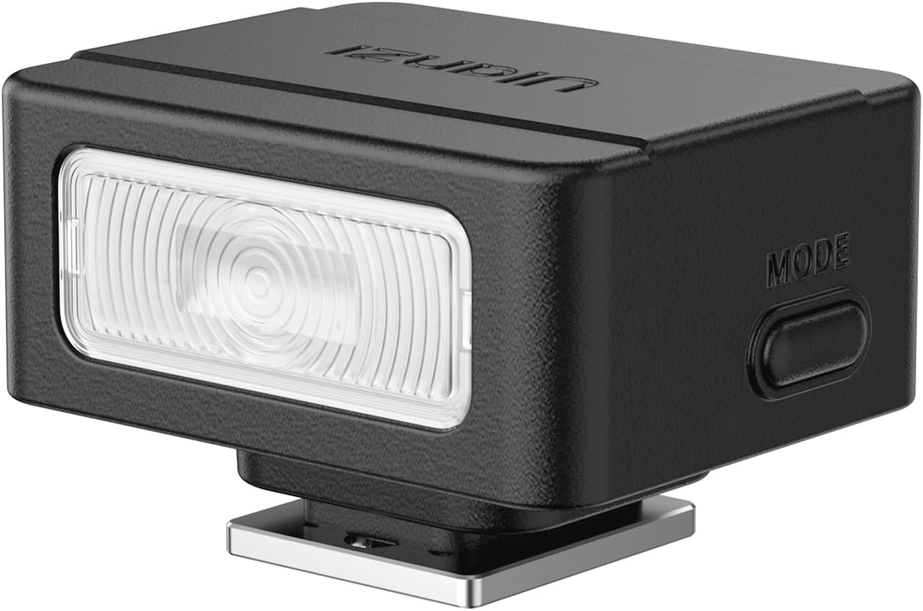 ULANZI SL01 Mini Flash GN8 6500K, 4-Level Speedlite for DSLR Cameras