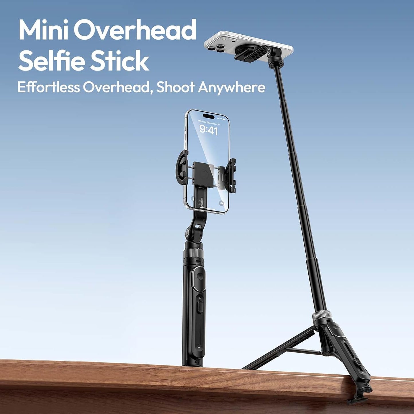 ULANZI TT86 Magnetic Tripod for iPhone 17, 35" Selfie Stick, Remote