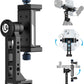 Ulanzi MA53 Phone Tripod Adapter, Arca/UKA, 2 Cold Shoe, 360° Metal Mount