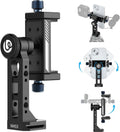 Ulanzi MA53 Phone Tripod Adapter, Arca/UKA, 2 Cold Shoe, 360° Metal Mount