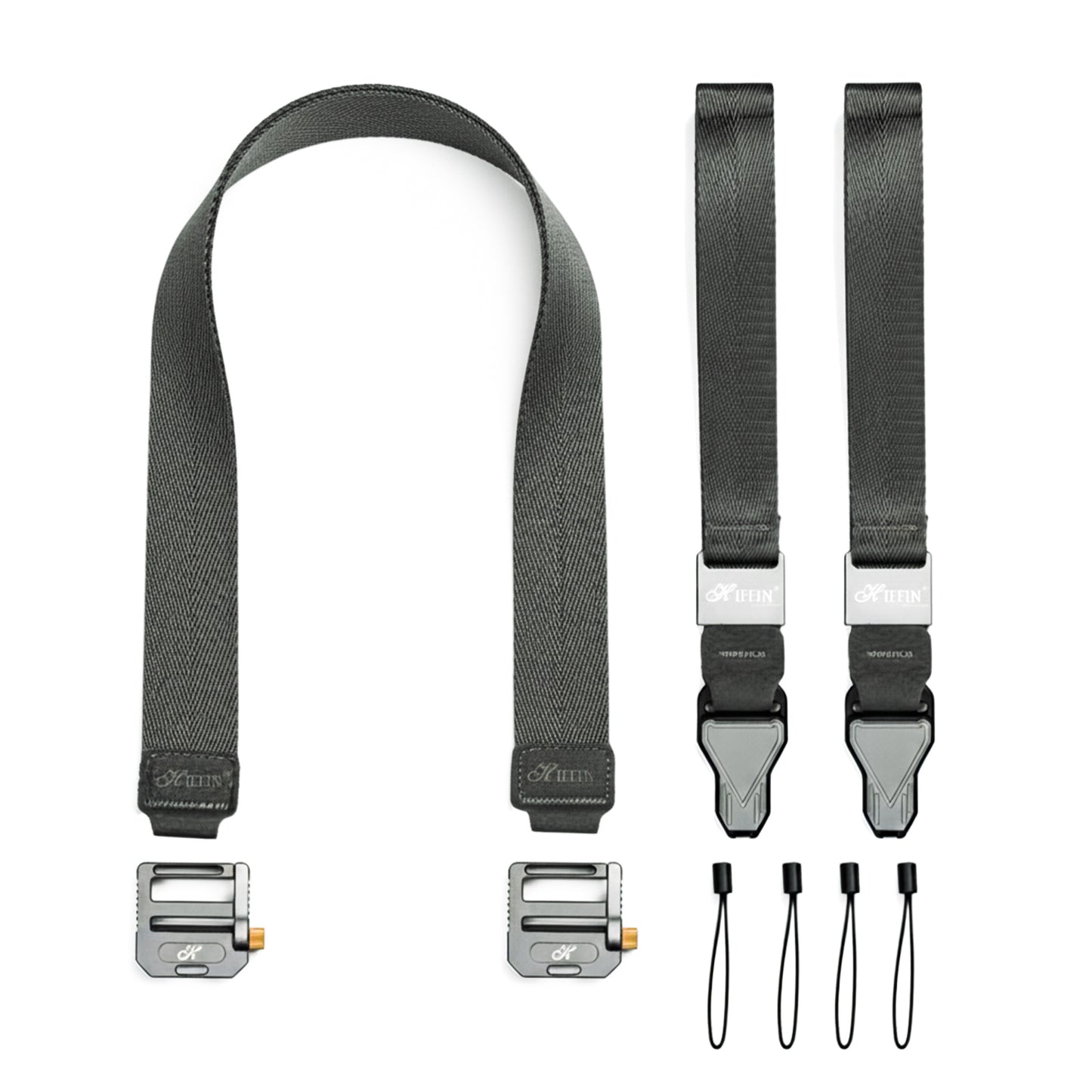 2-in-1 Camera Shoulder & Wrist Strap, 1.5" Wide with Magnetic Buckle, 90kg Load