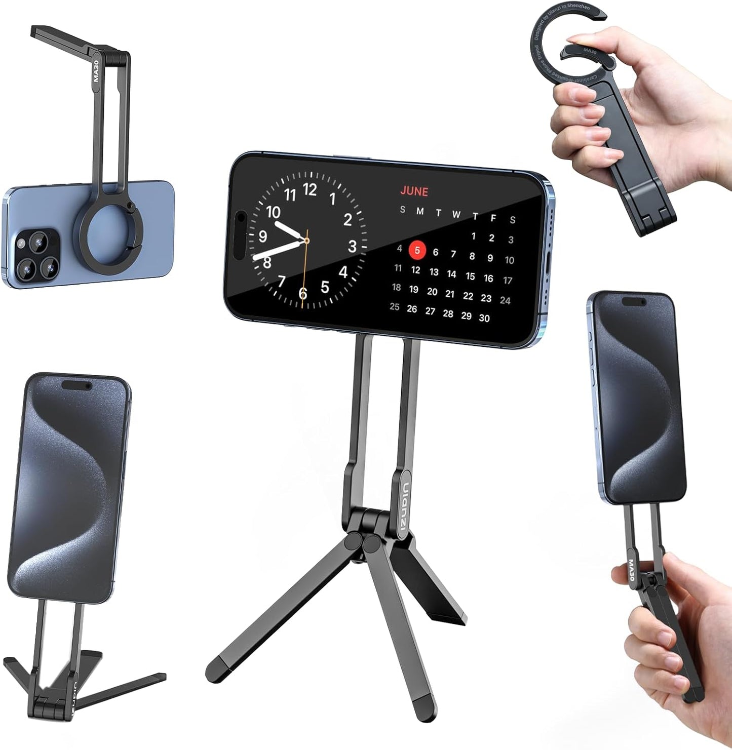 Ulanzi MA30 Carabiner-Mounted Phone Tripod
